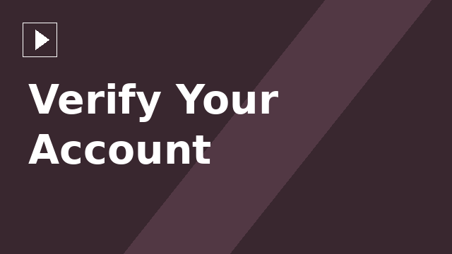 Verify Your Account